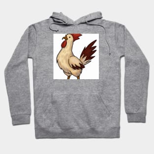 Cute Rooster Drawing Hoodie